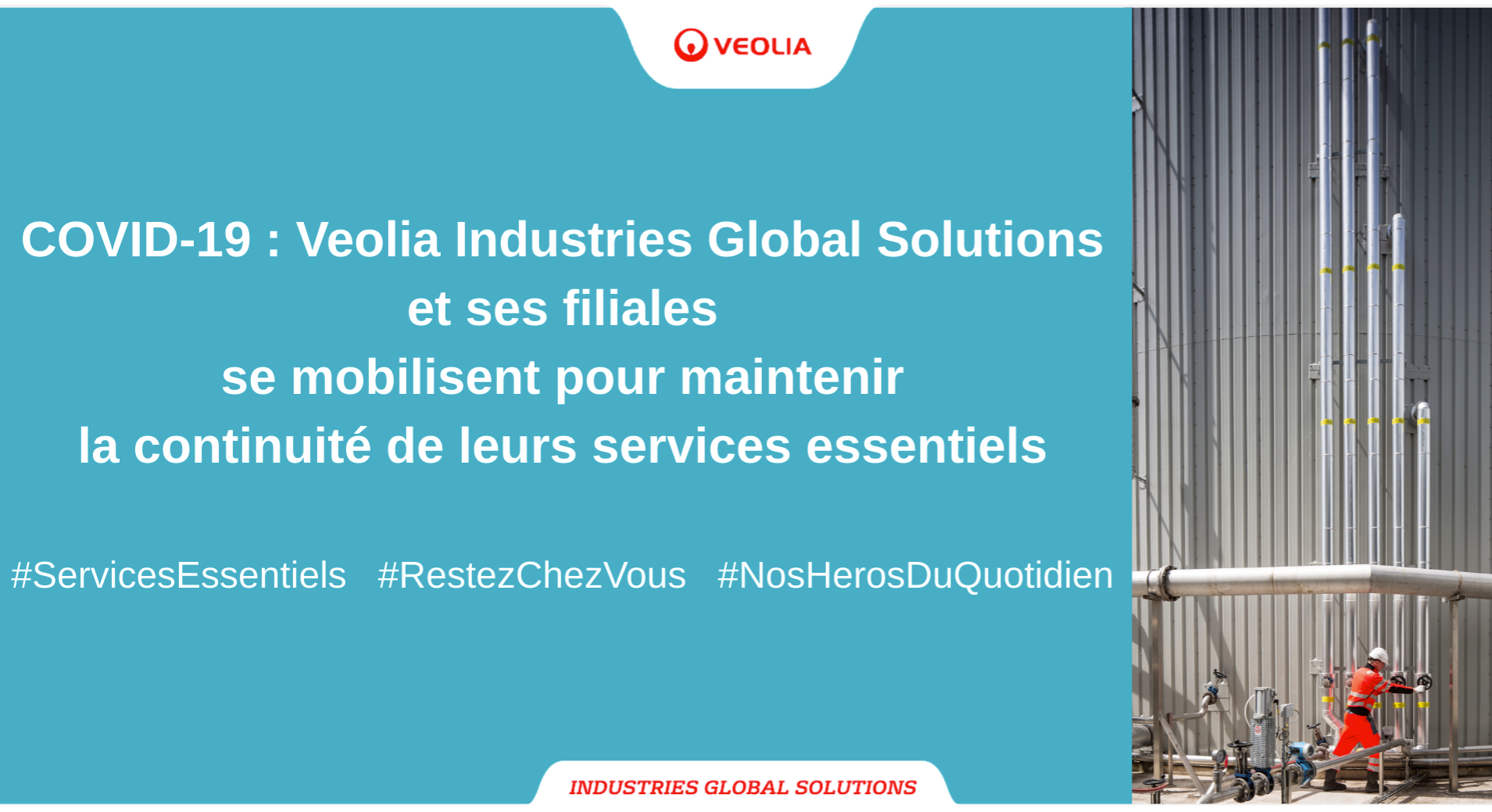 COVID19 Veolia Industries Global Solutions et ses filiales se
